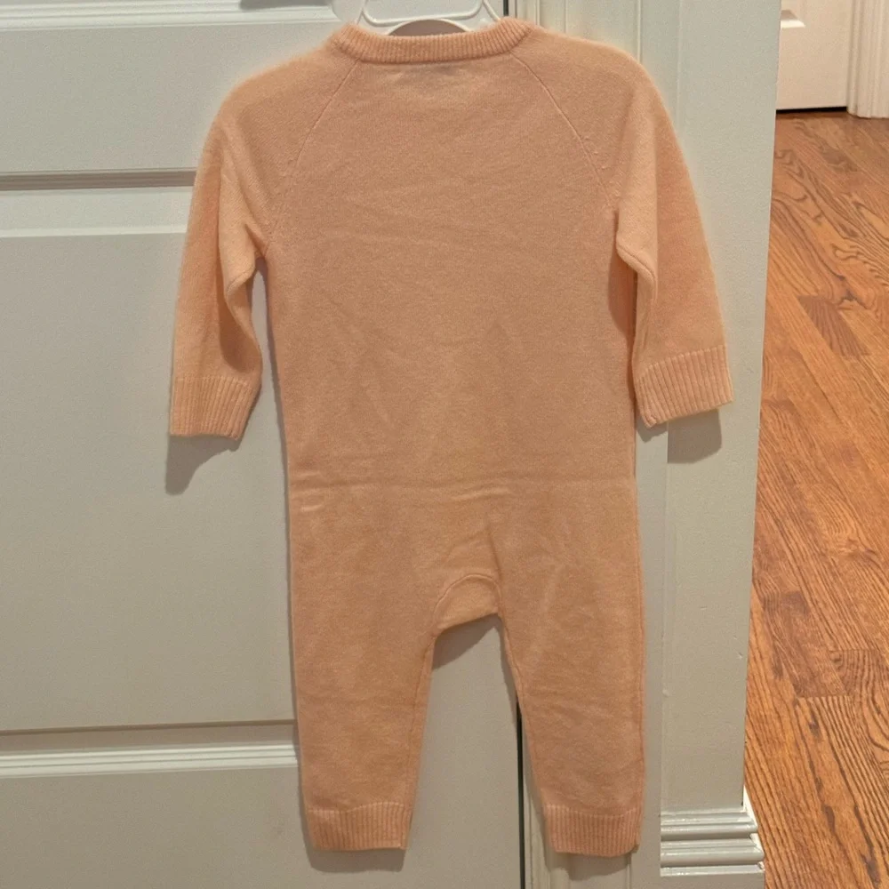 NWT J Crew Baby‎ Girl Pink 100% Cashmere One Piece Gift Baby Gift Winter